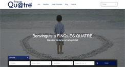Desktop Screenshot of finquesquatre.com