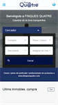 Mobile Screenshot of finquesquatre.com