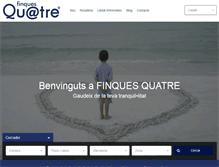 Tablet Screenshot of finquesquatre.com
